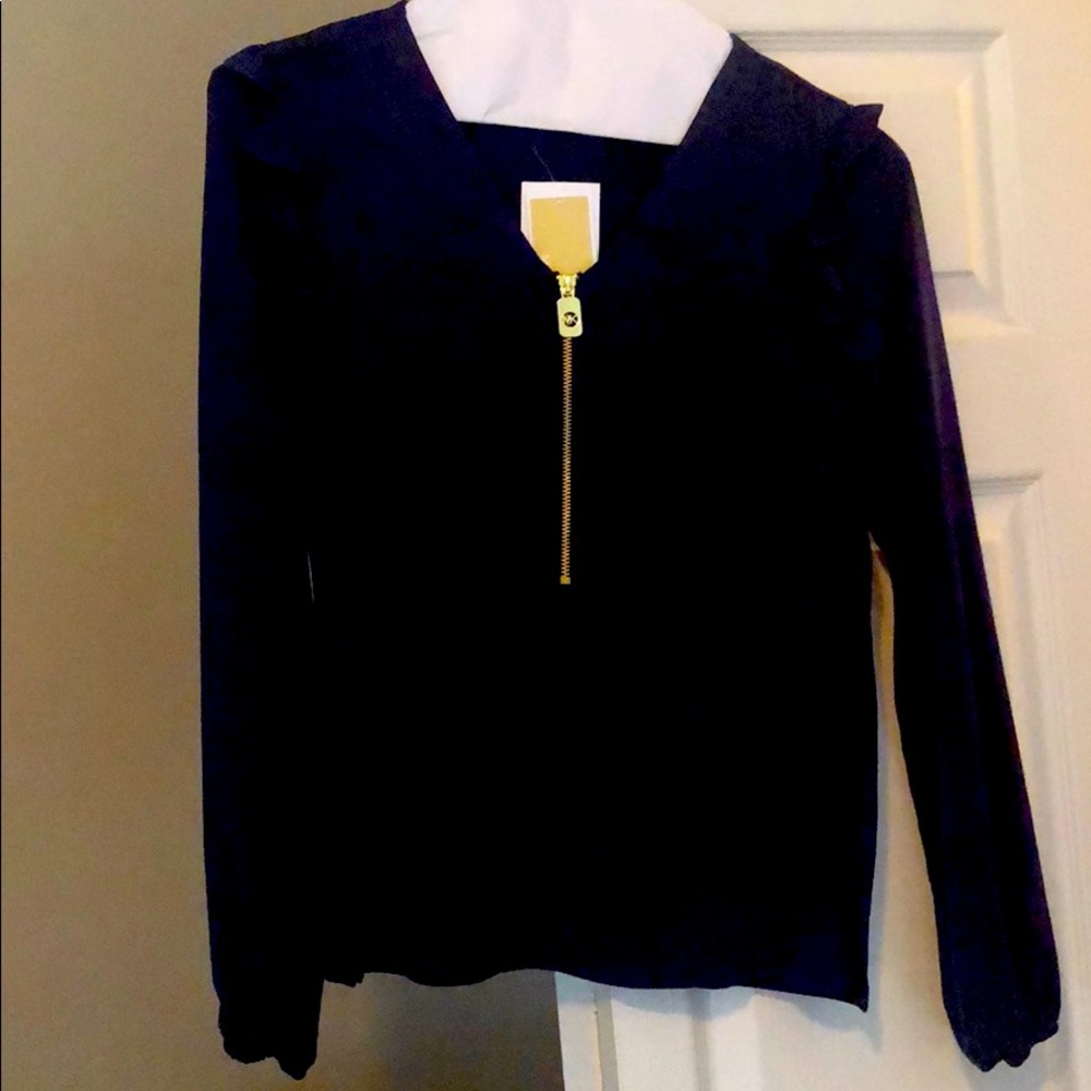 NWT Michael Kors ruffle top size S